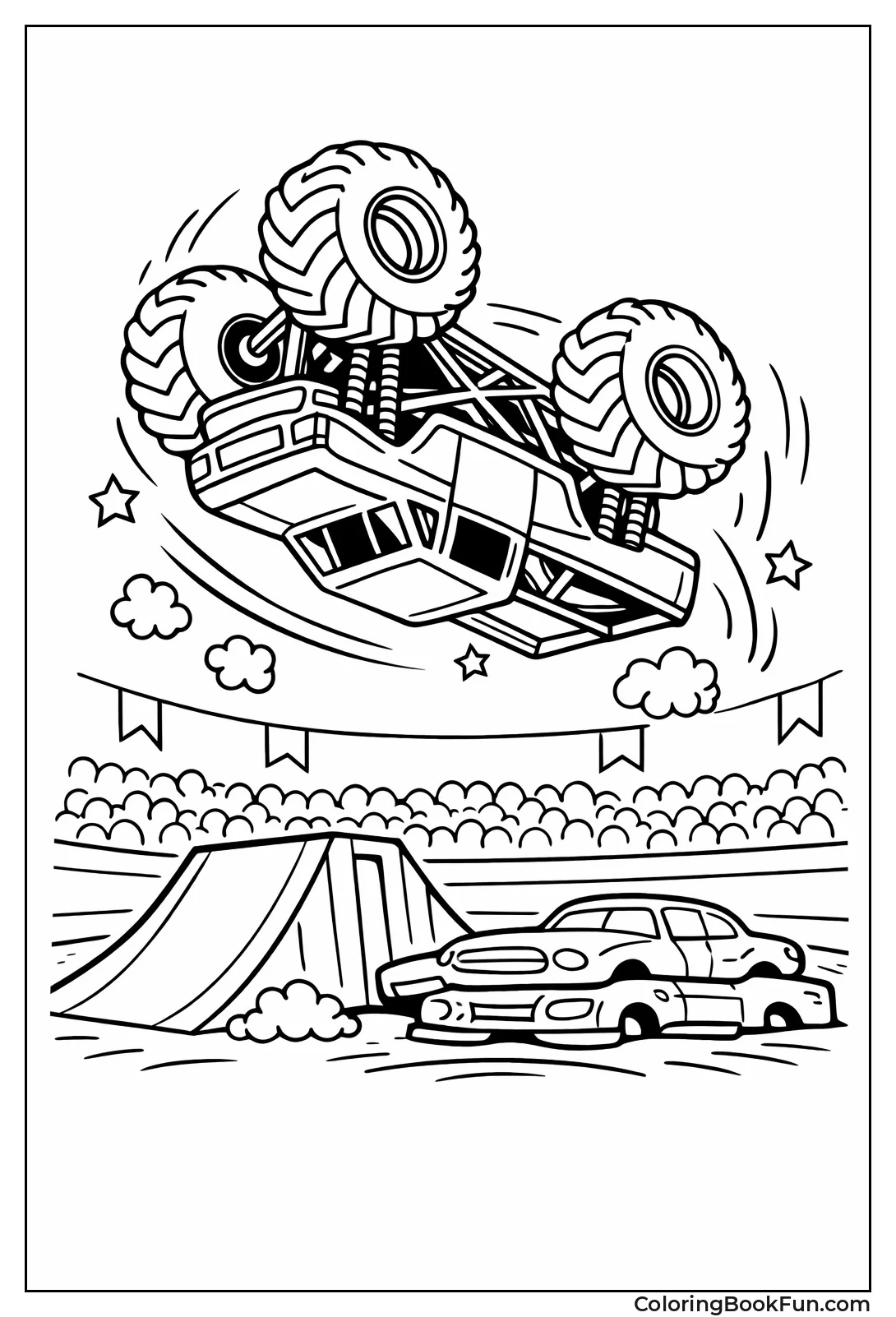 Backflip Upside Down Truck