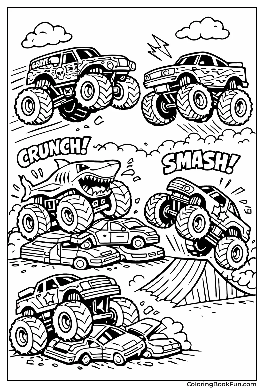 Monster Jam Action Fleet