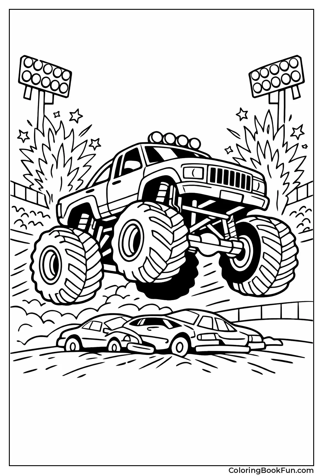 Night Race with Explosions