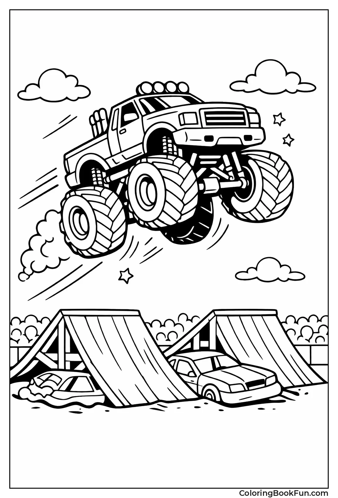 Double Ramp Air Jump