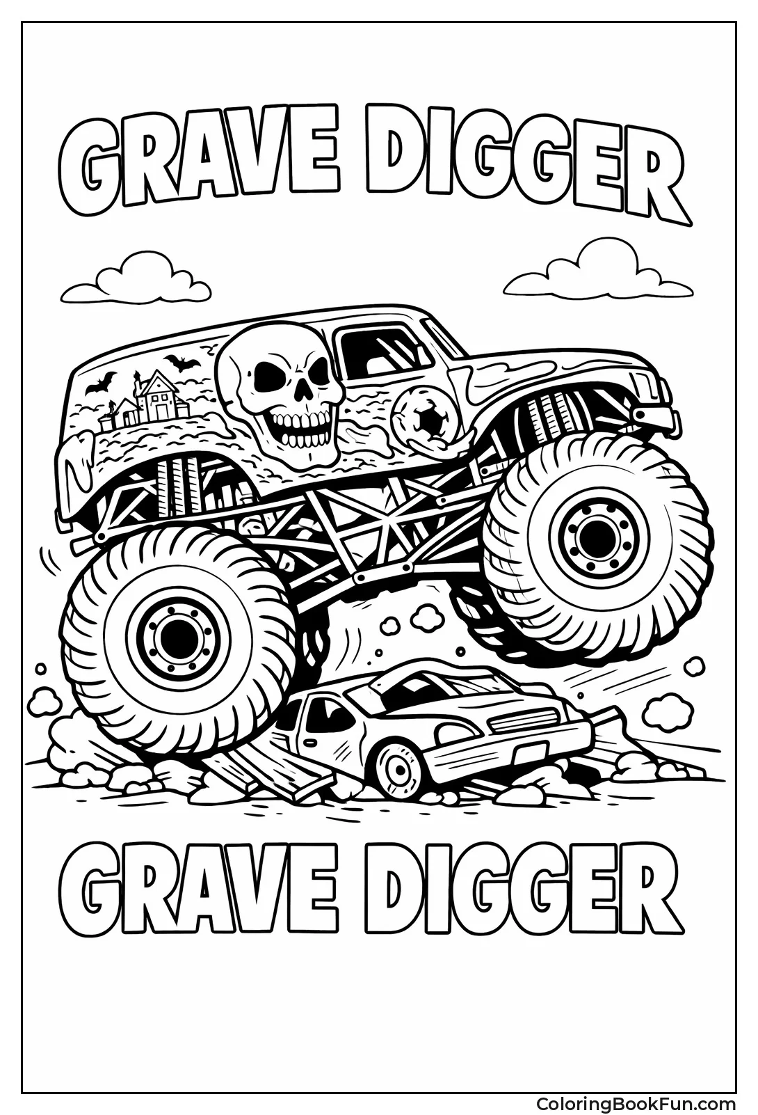 Side Profile Grave Digger