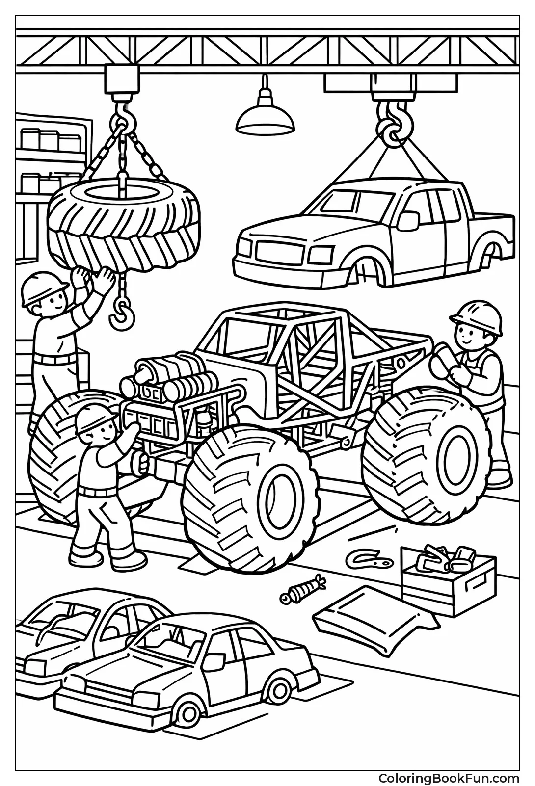 Building Monster Truck Frame