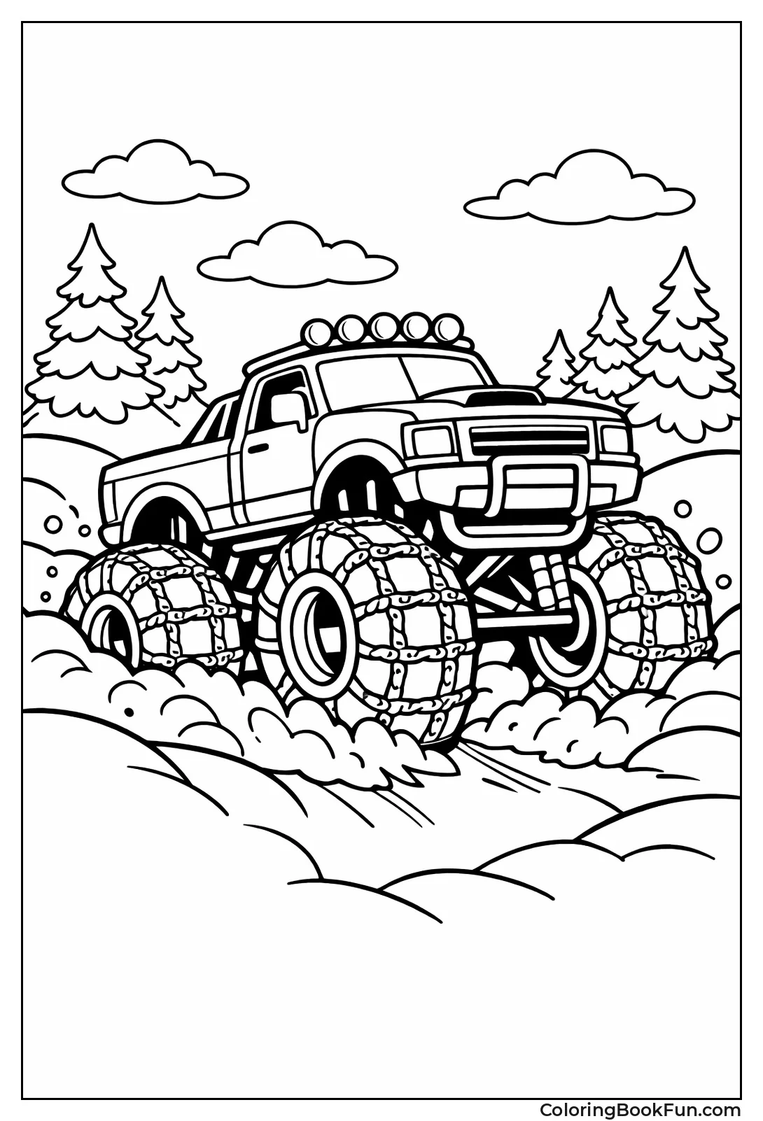 Snow Crusher with Chains