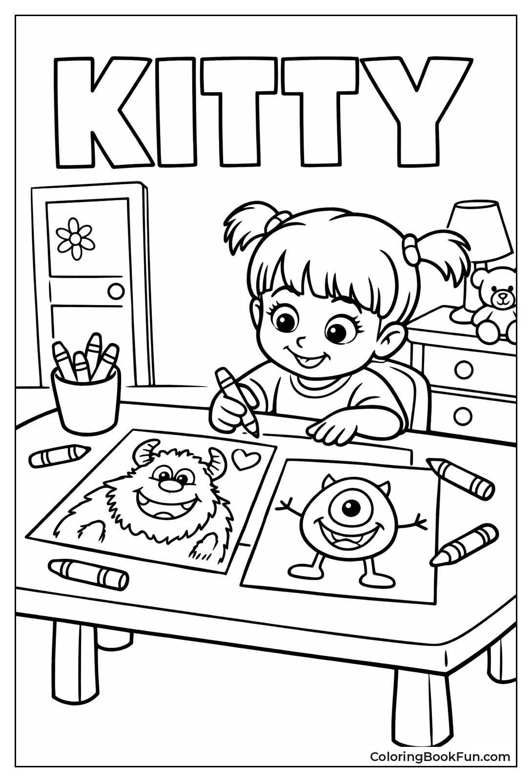 Boo Draws Kitty Sulley