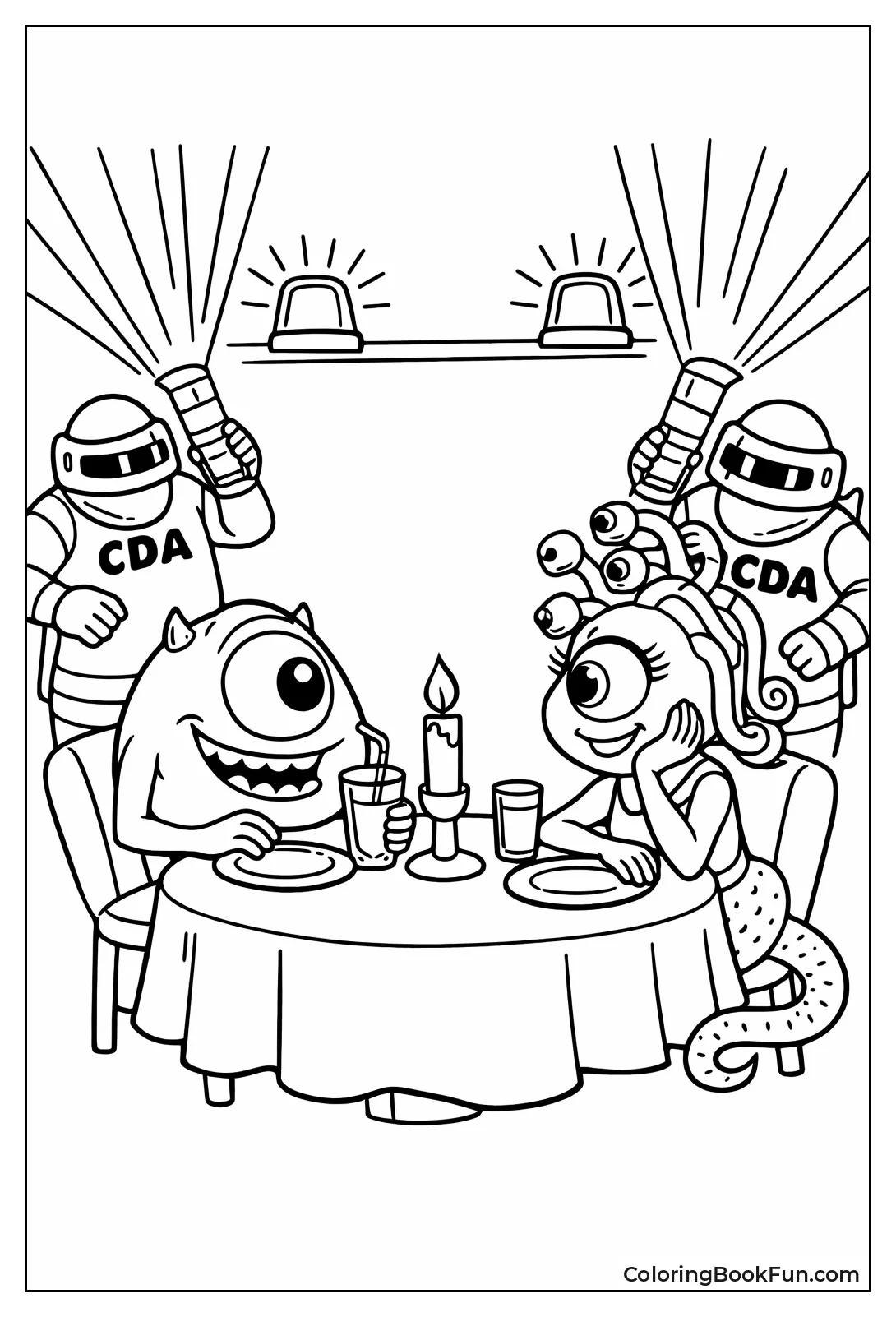 Lights Flash on Mike