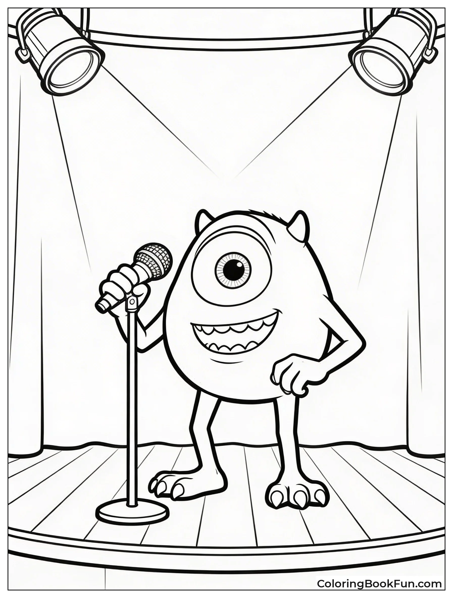 Mike Tells Jokes Stage