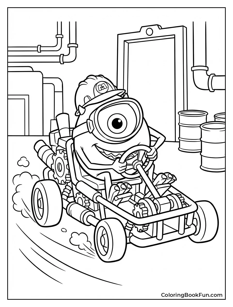 Mike Drives Fast Kart