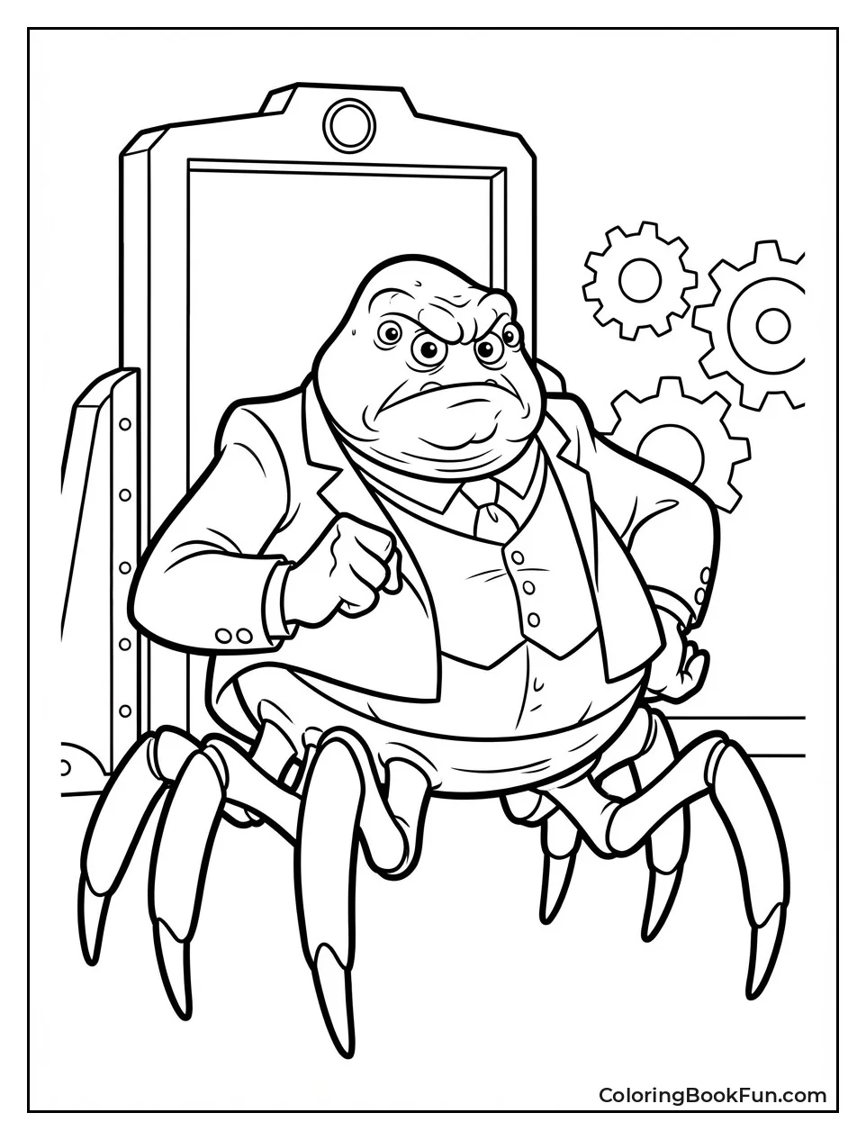 Mr Waternoose Wears CEO Suit