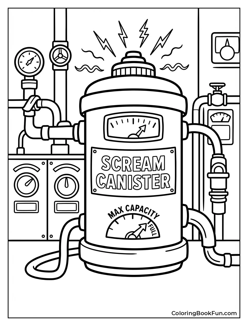 Glowing Scream Canister Shines Bright