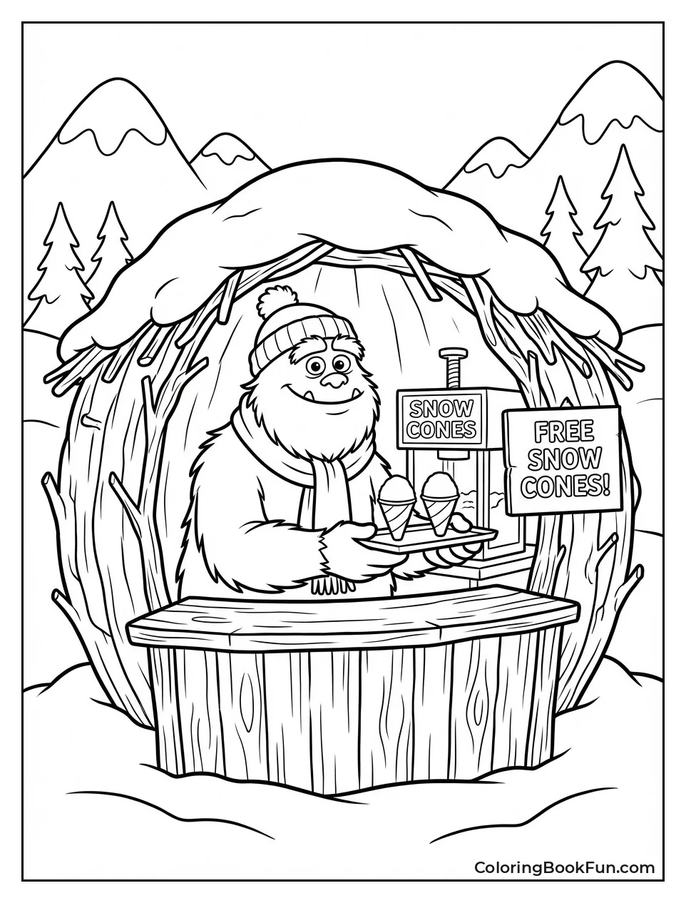 Yeti Offers Snow Cones