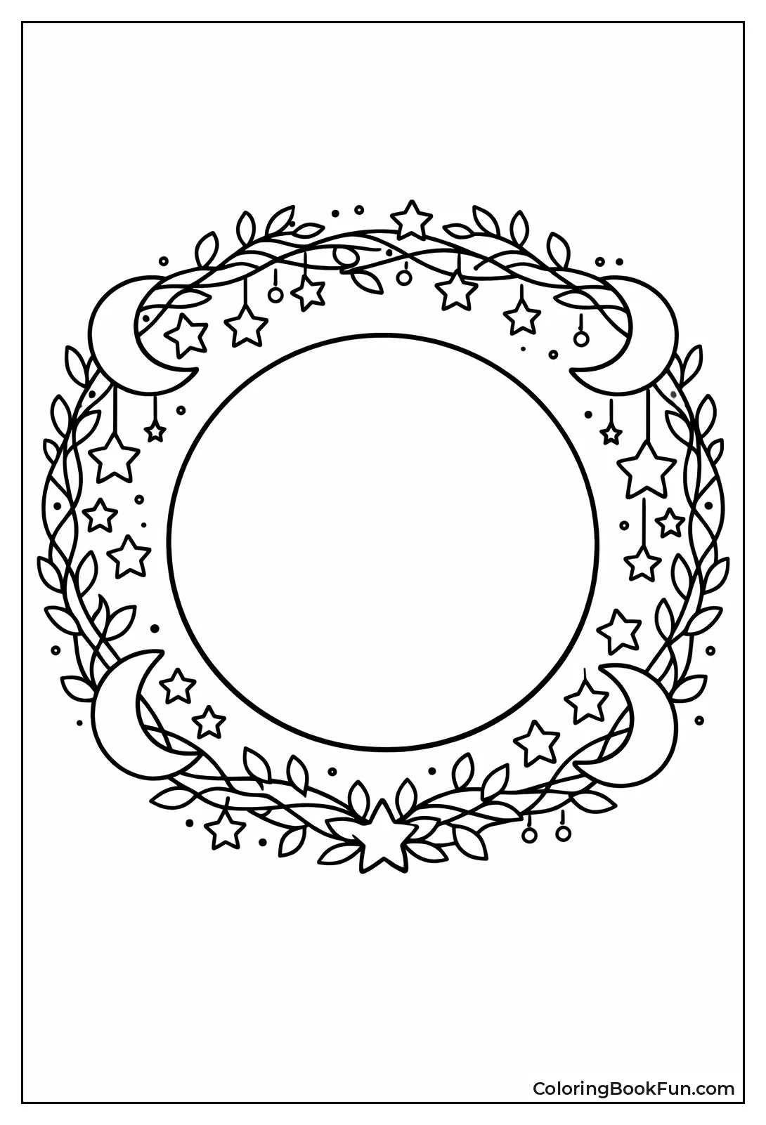 Wreath of Moons and Stars