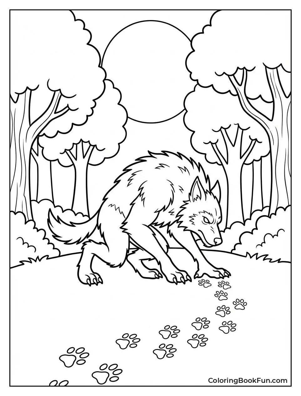 Werewolf Sniffing Ground Trail