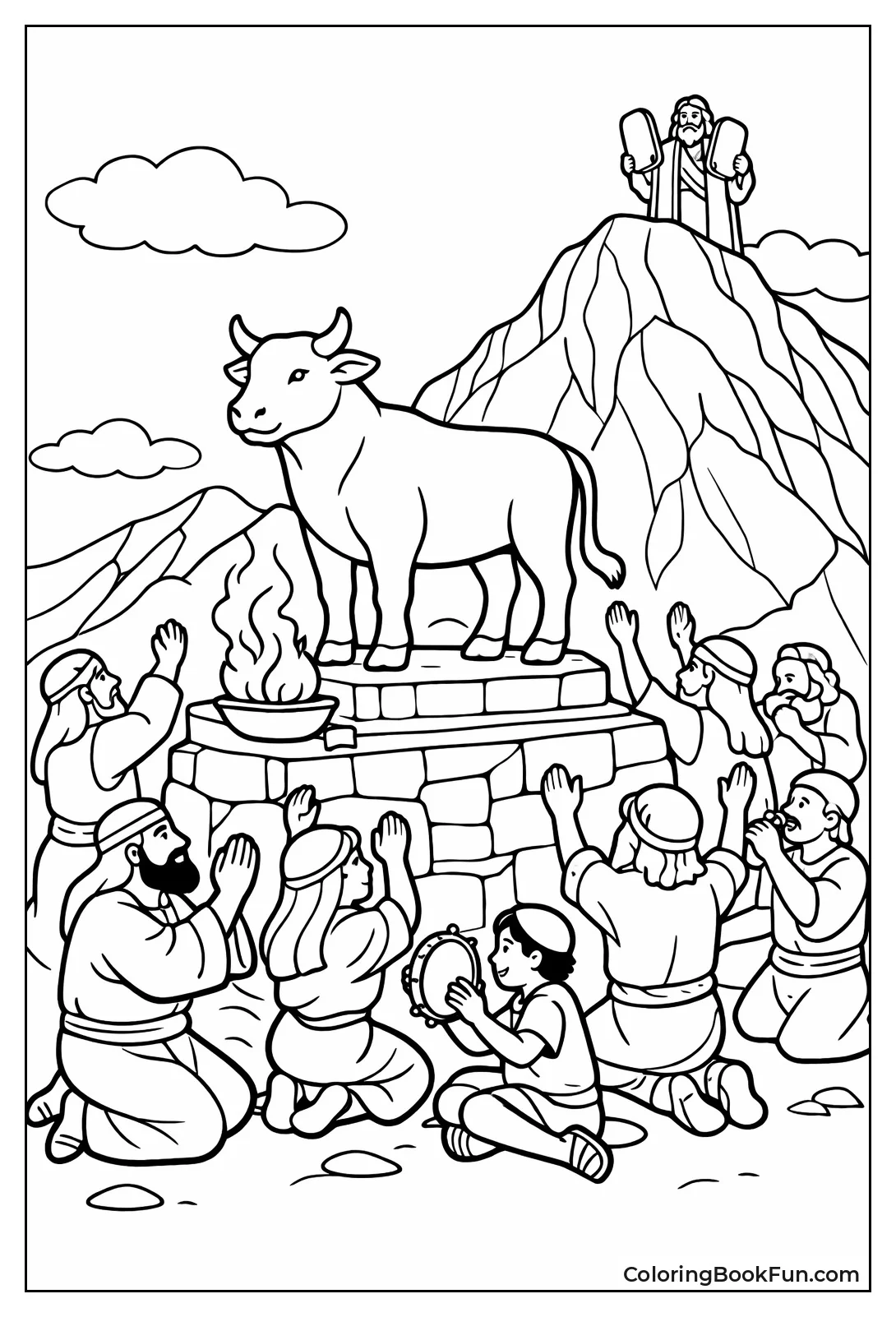 People Worship Golden Calf