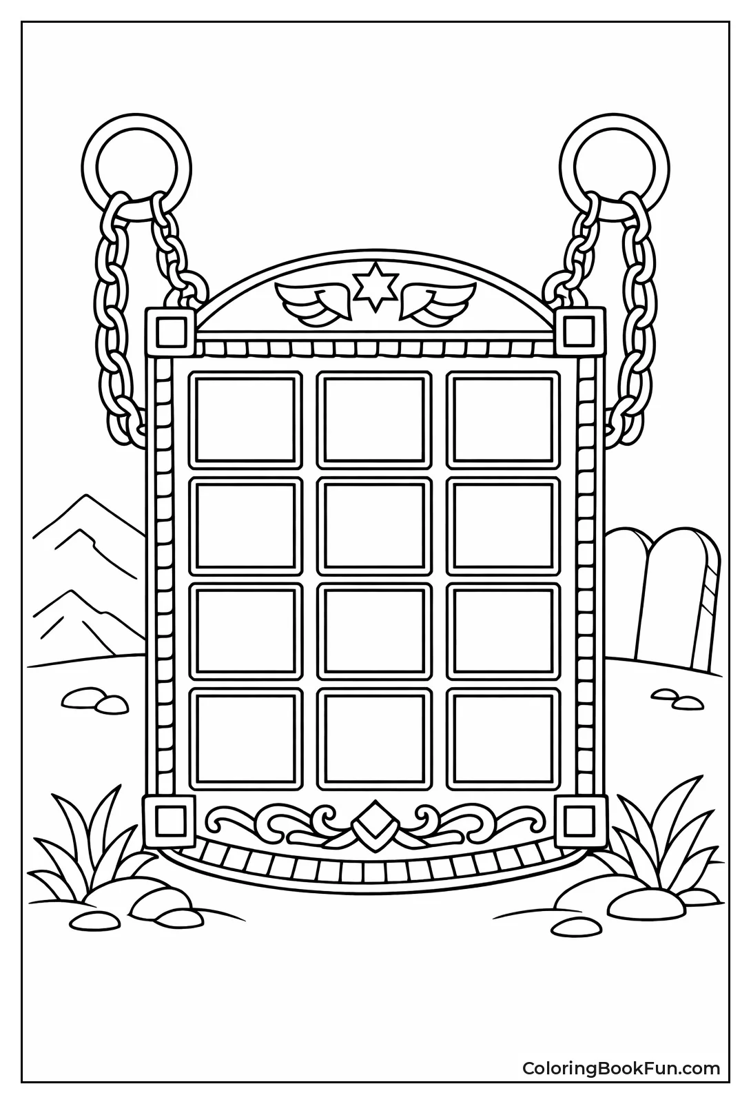 Priest Wears Gemstone Breastplate