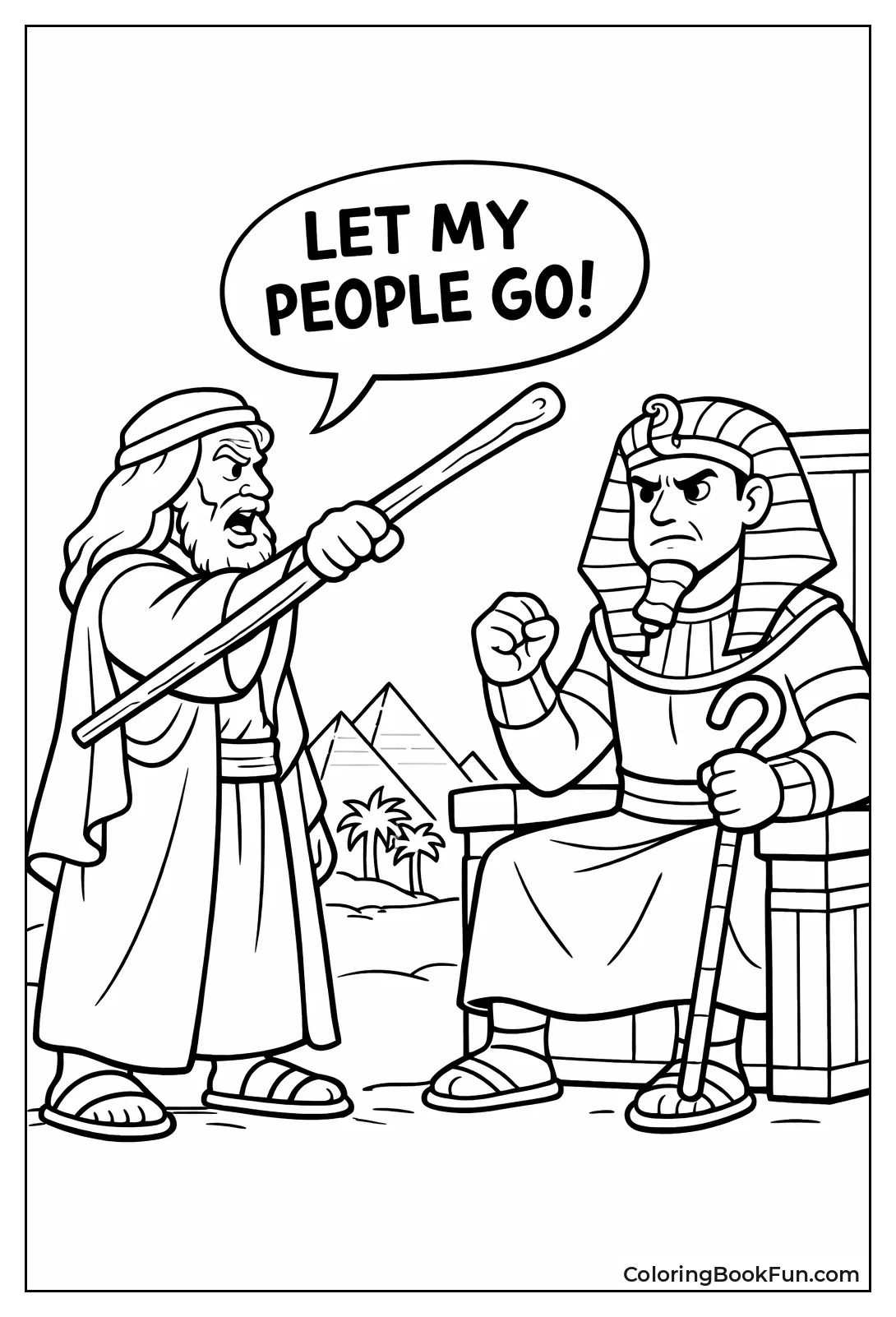 Moses Demands Let People Go