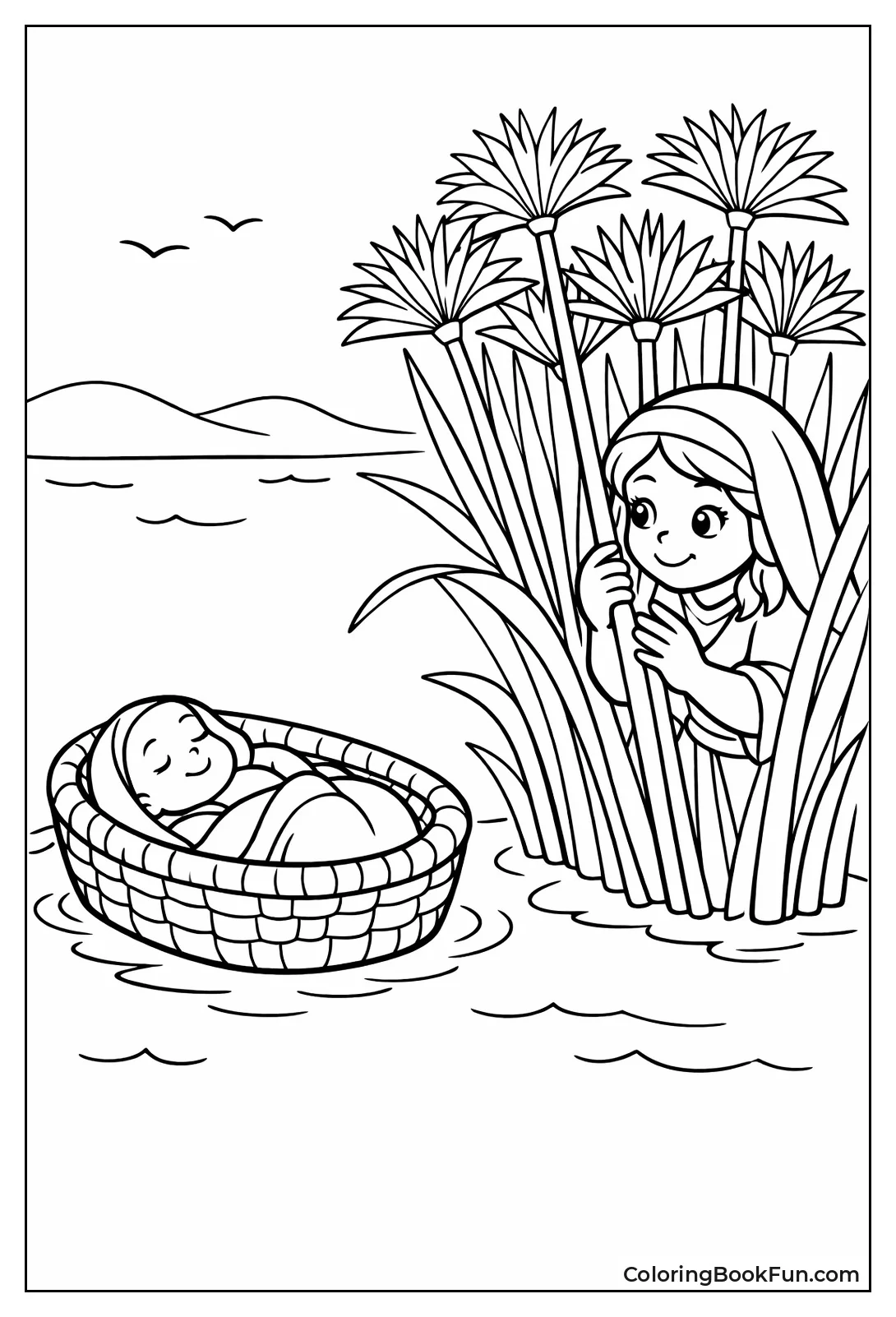 Miriam Watches Brother's Basket