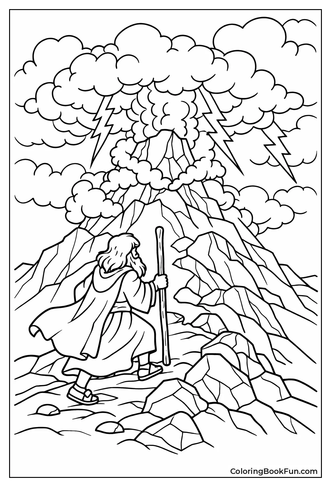 Thunder Covers Mount Sinai