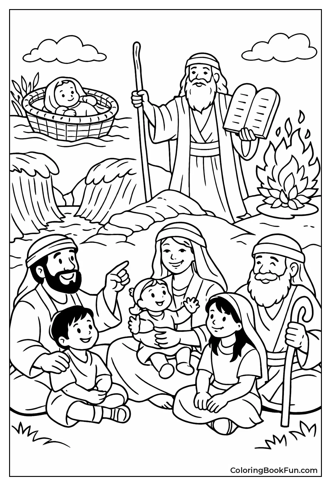 Family Shares Passover Meal