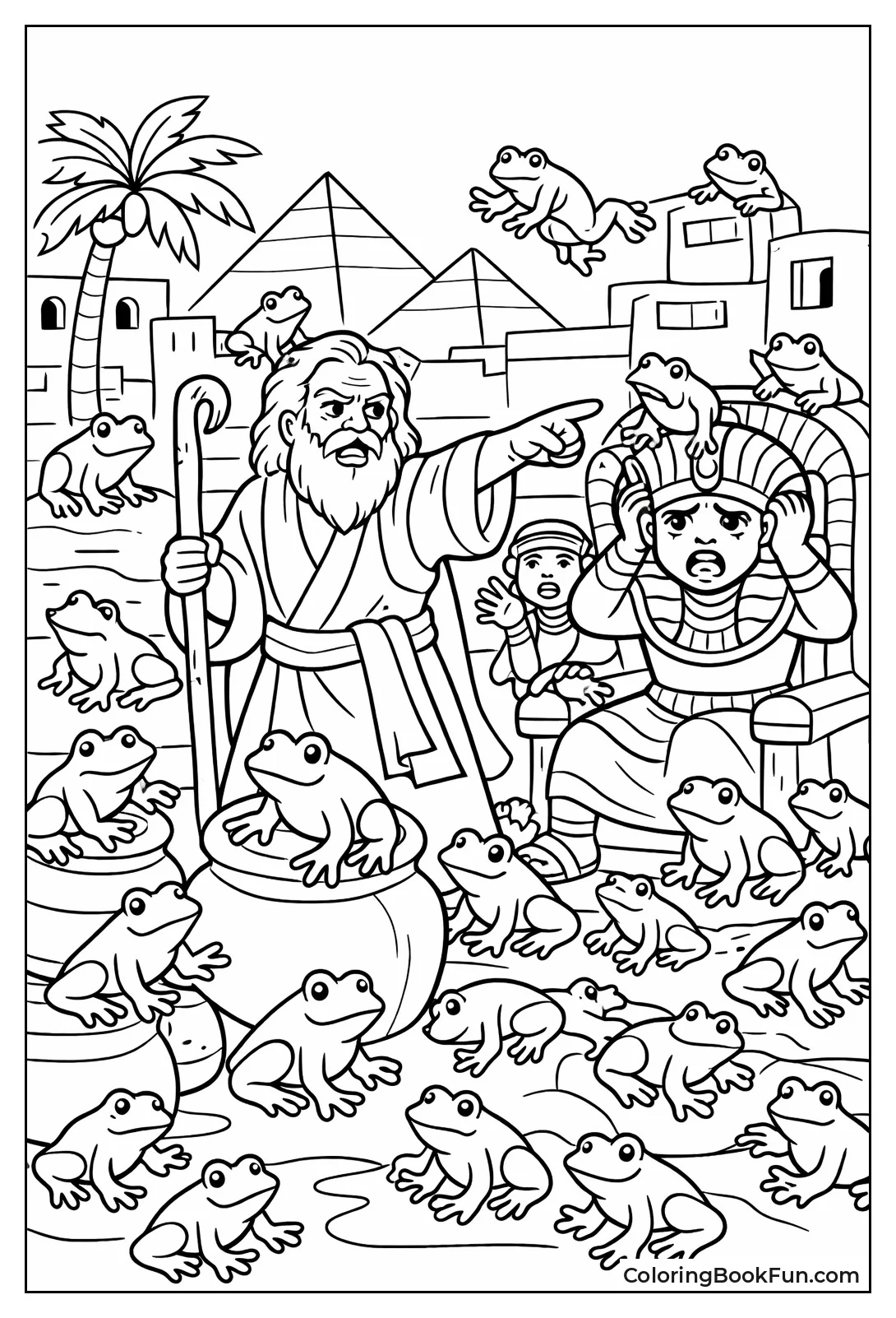 Frogs Cover Land in Plague