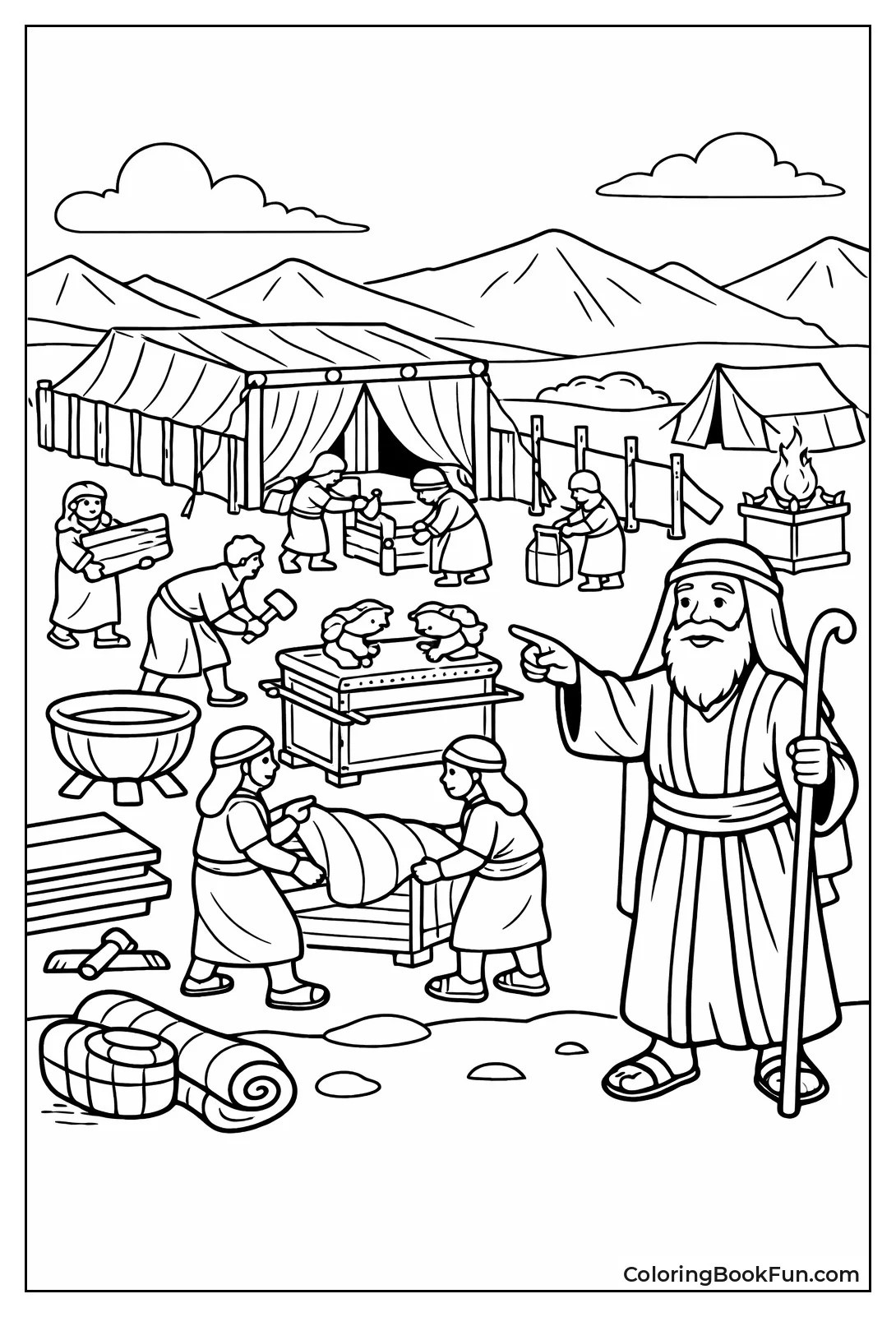 Moses Builds Holy Tabernacle