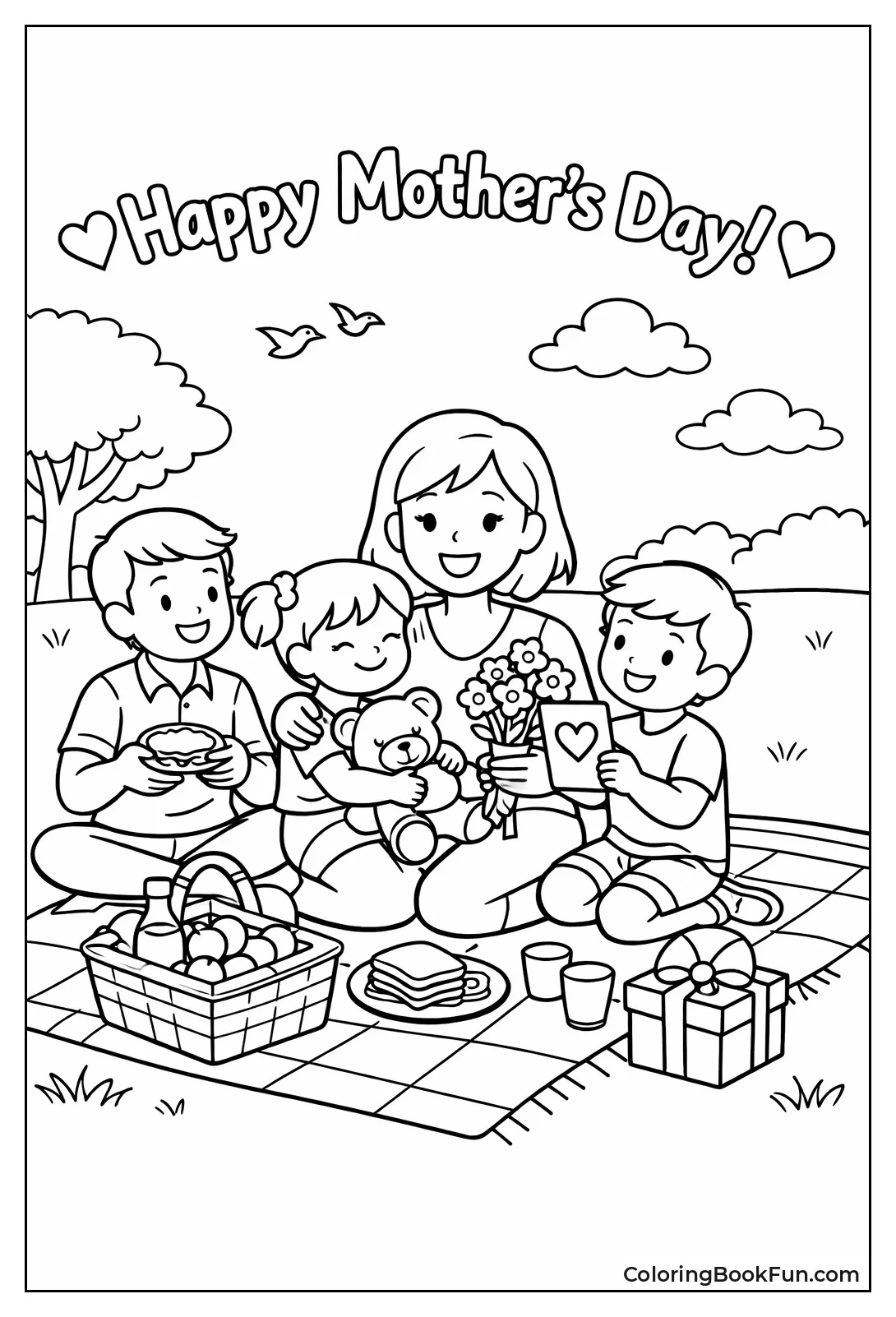 Family Picnics in Park