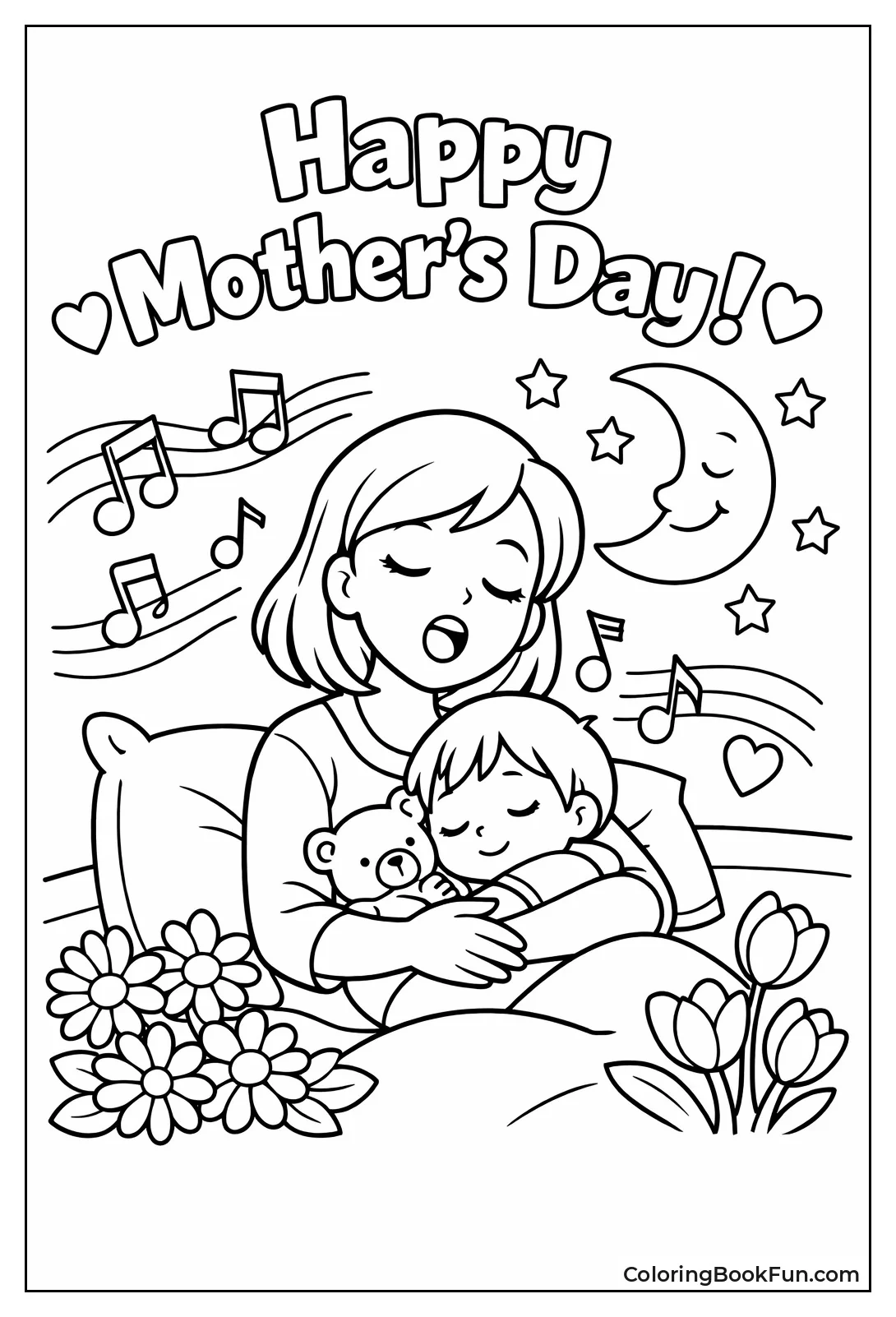 Mom Sings Lullaby Notes