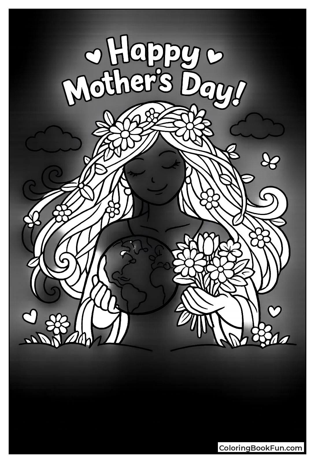 Mother Earth Grows Flowers