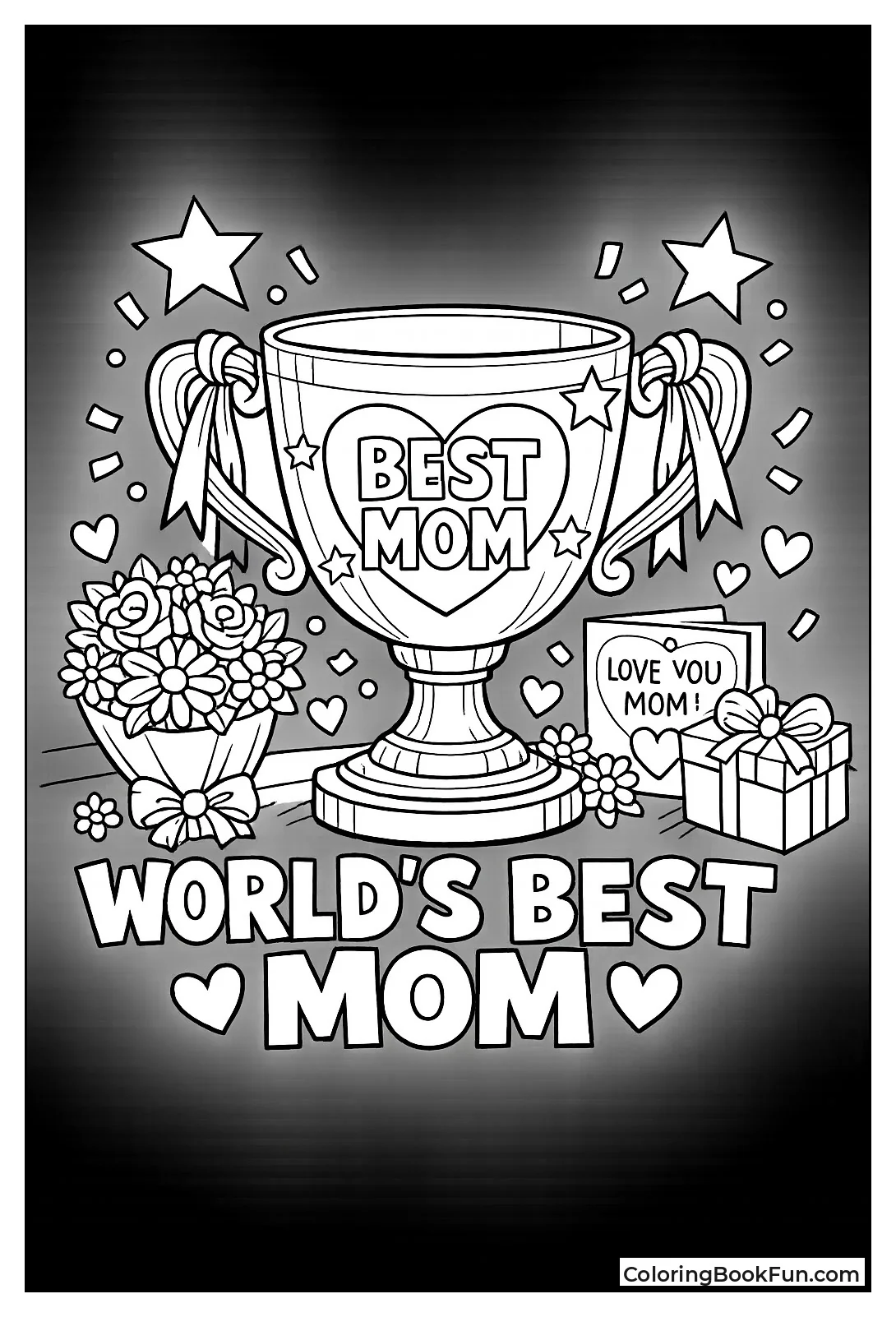 Best Mom Trophy Shines
