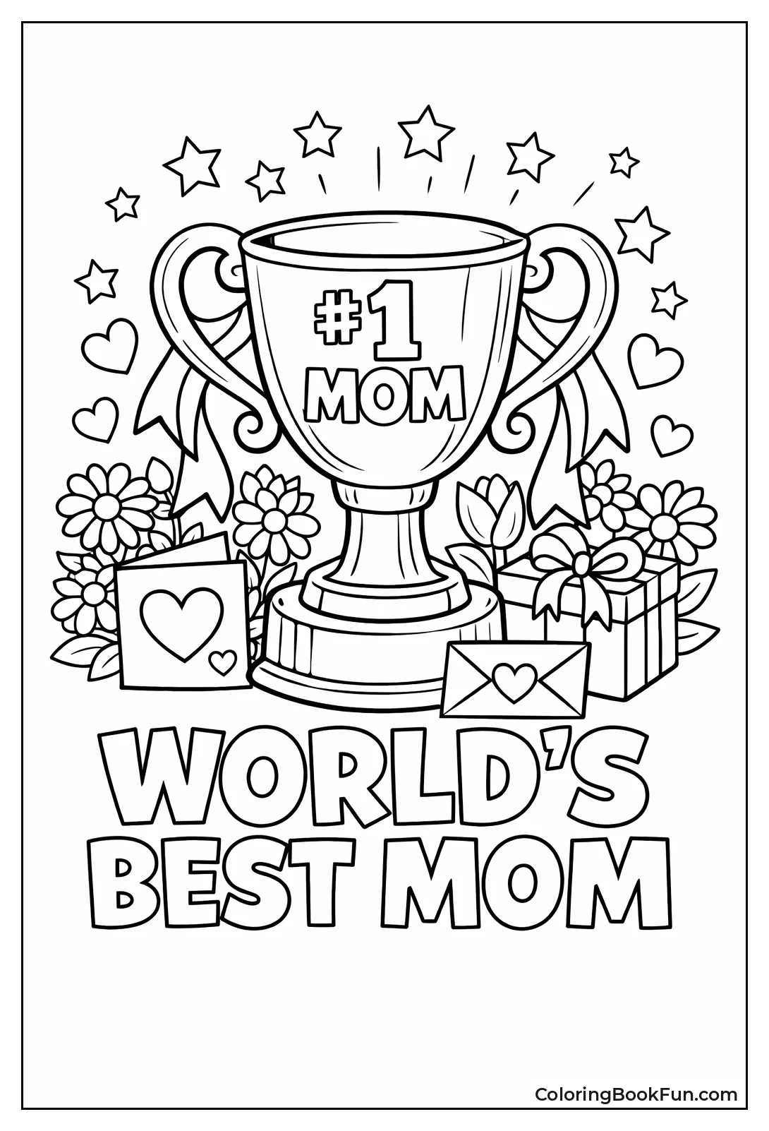Best Mom Trophy Shines