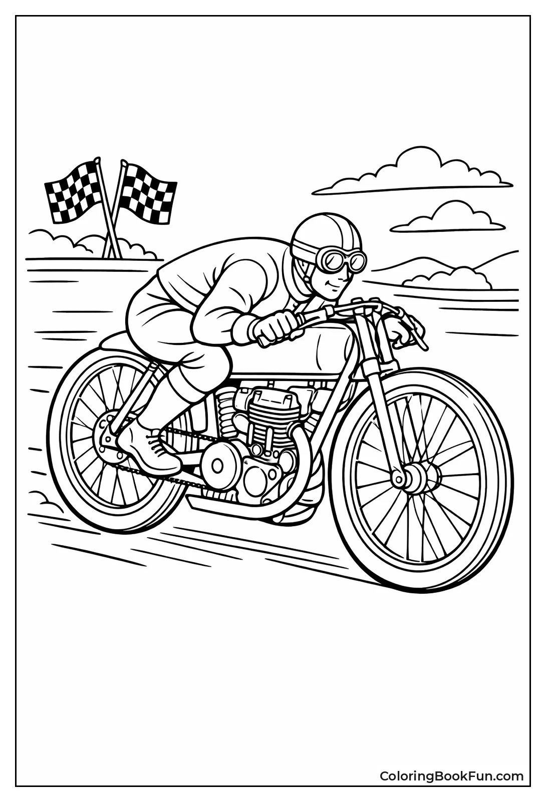 1920s Board Track Racer