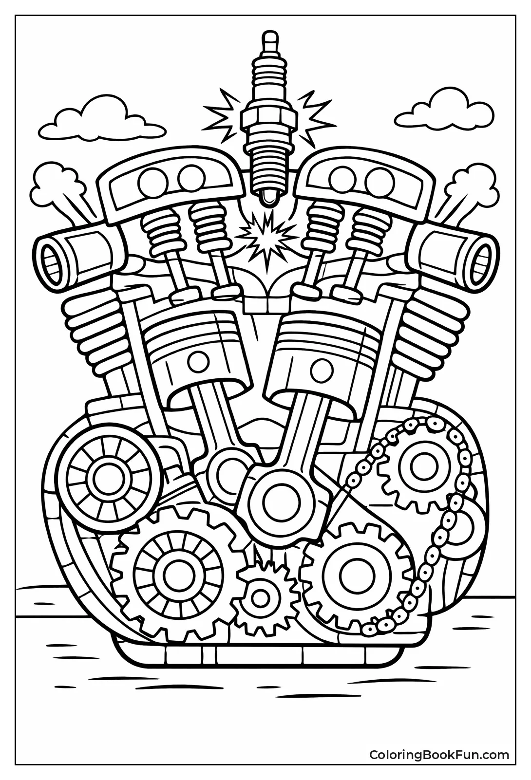 Engine Cross-Section Details