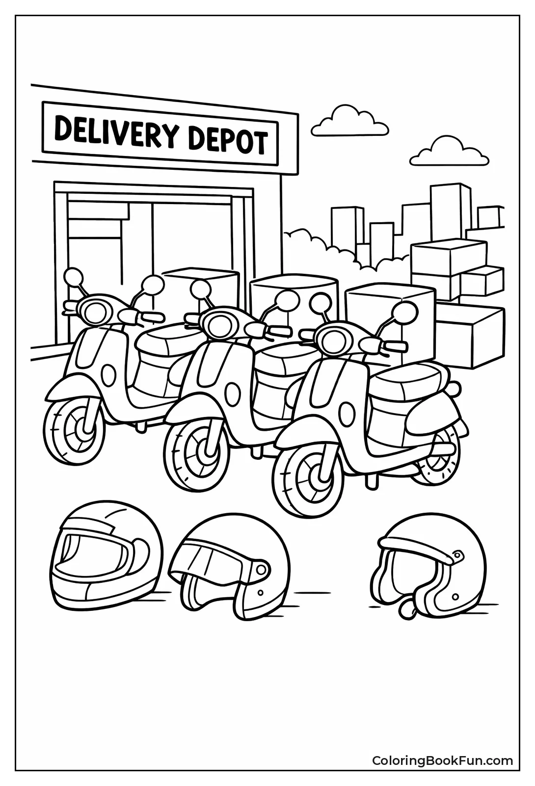 Scooter Fleet at Depot