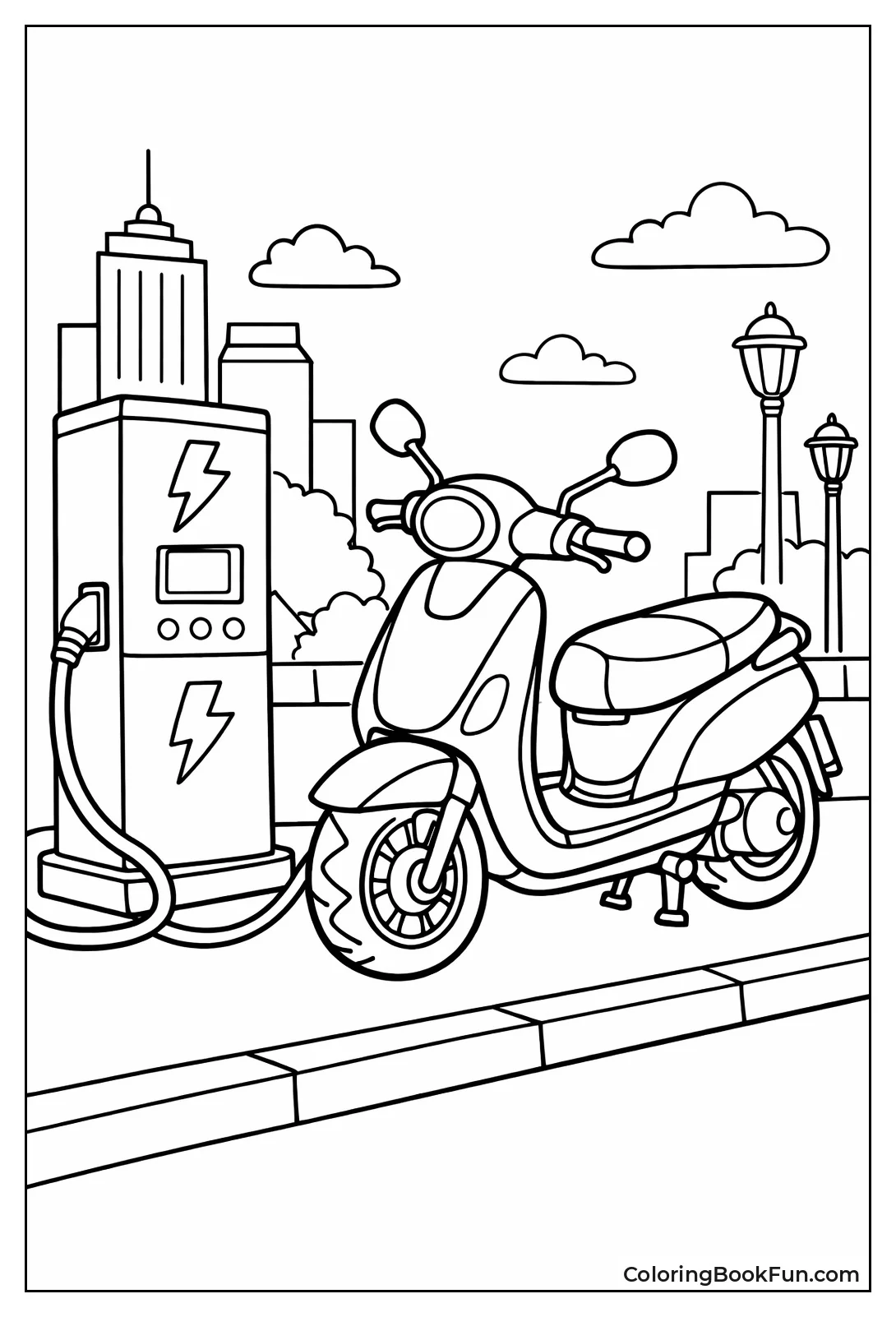 Electric Scooter City Charge