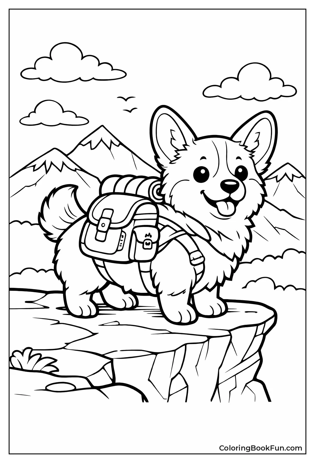 Mountain Hiker Corgi
