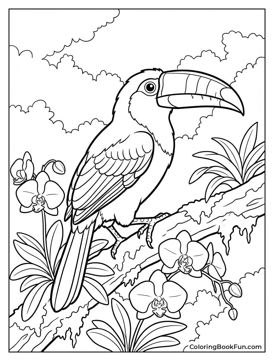 Mountain Toucan Clouds