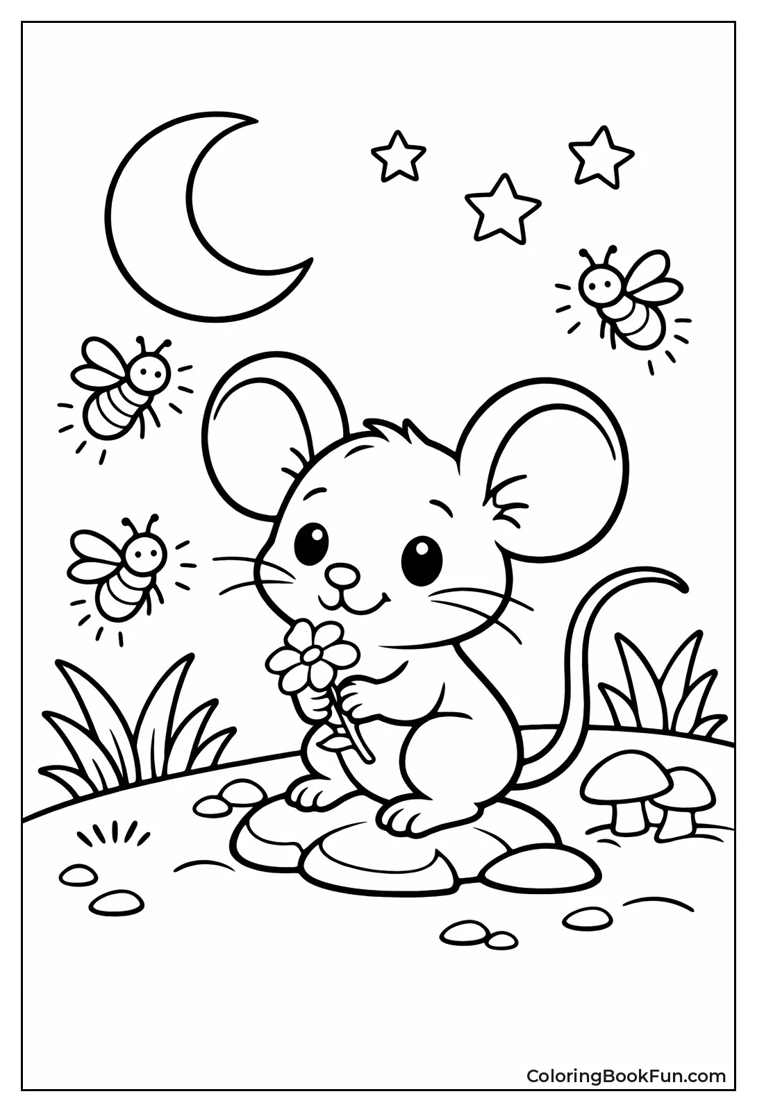 Mouse Chasing Fireflies