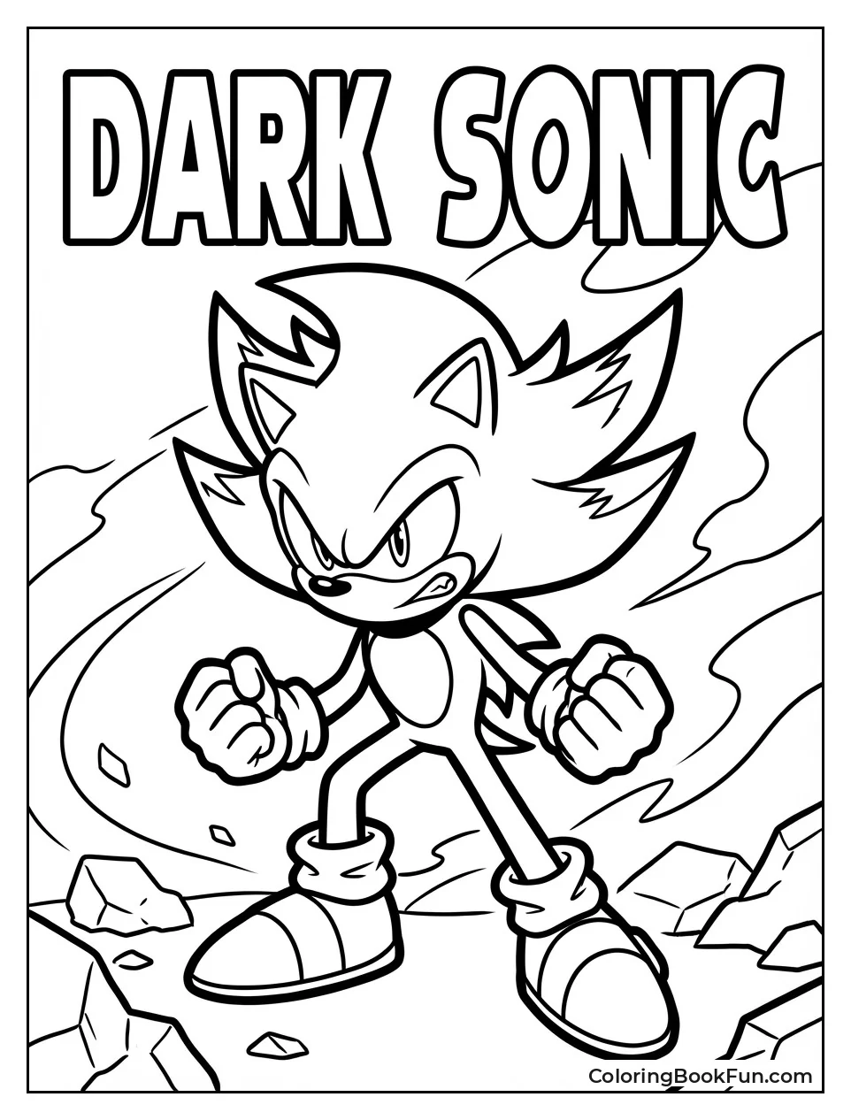 Realistic Movie Dark Sonic
