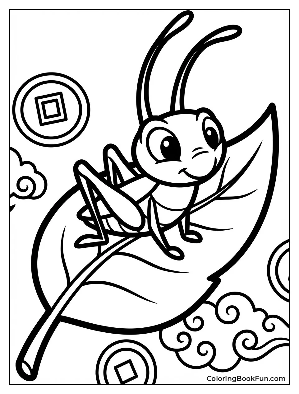 Cri-Kee Sits on Leaf