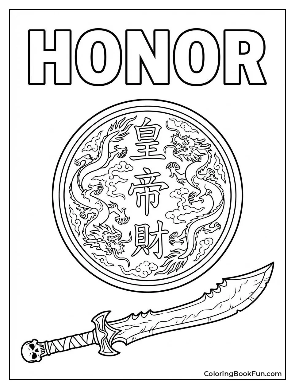 Golden Medallion and Sword