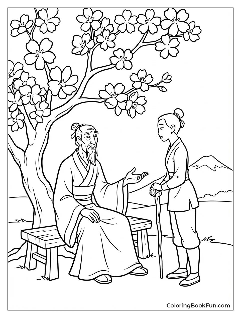 Father Talks with Mulan