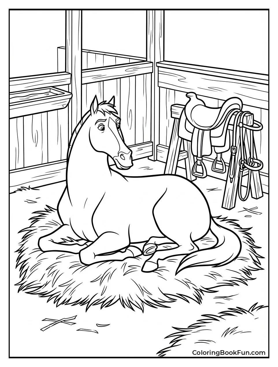 Khan Rests in Stable