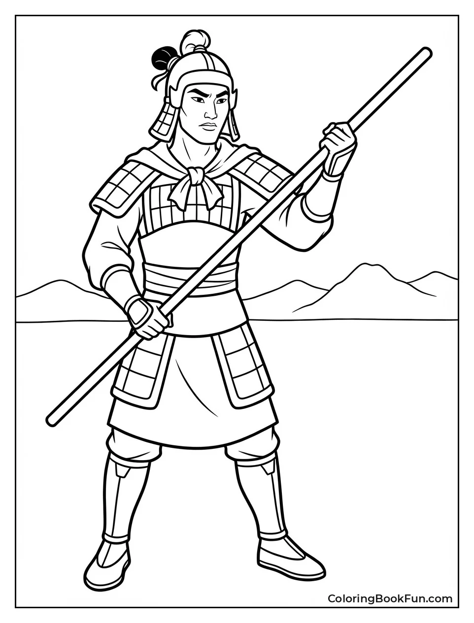 Li Shang Practices Staff