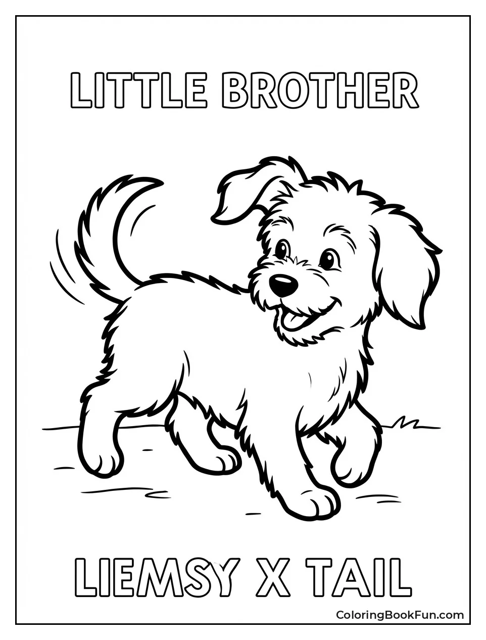 Little Brother Chases Tail