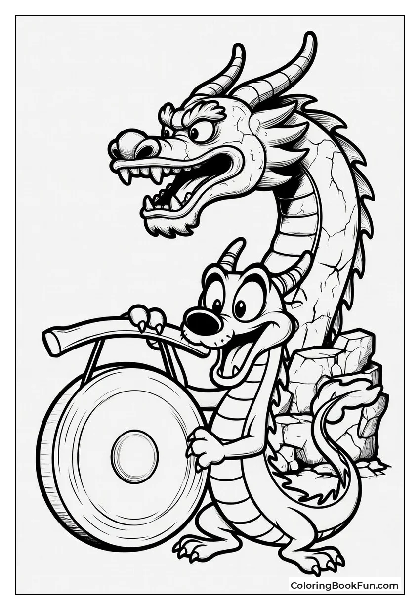 Mushu before Stone Dragon