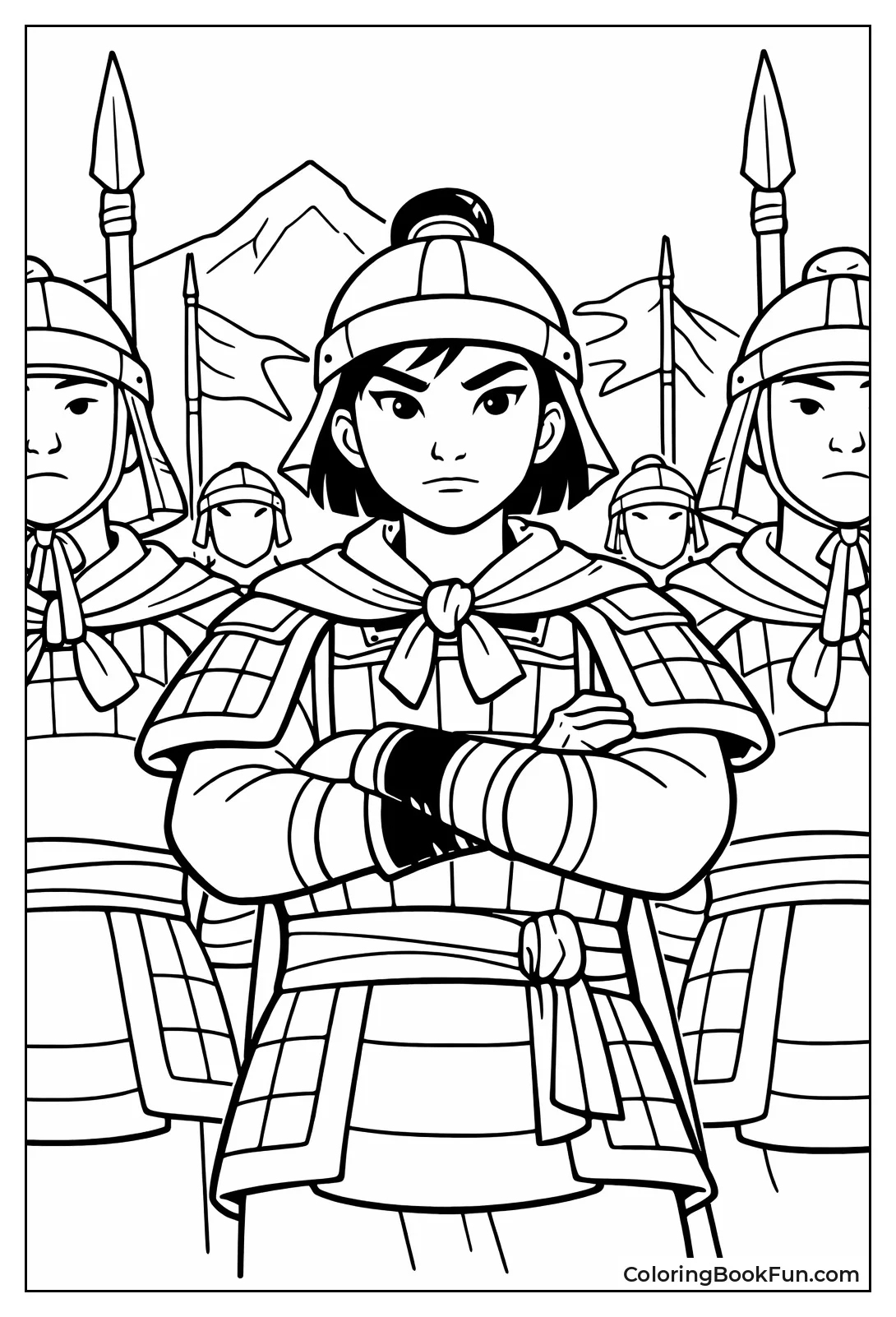 Mulan as Ping Stands Tough