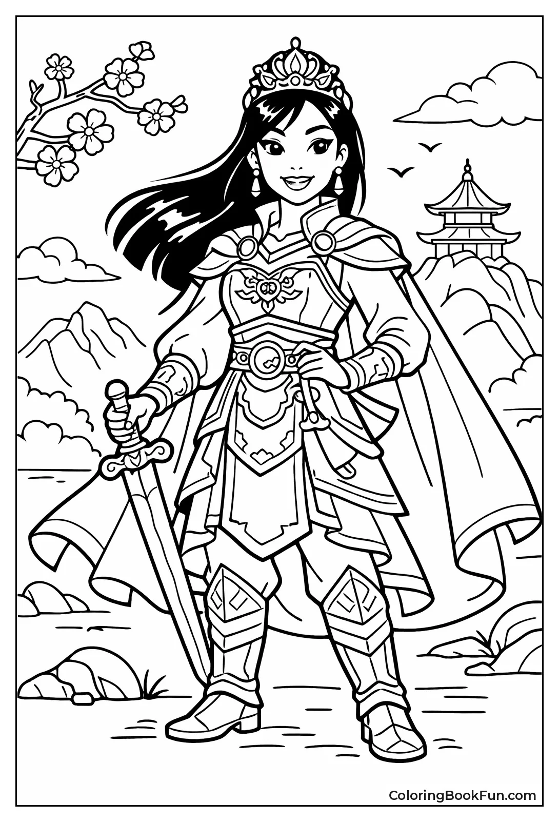 Sequel Mulan Princess Pose