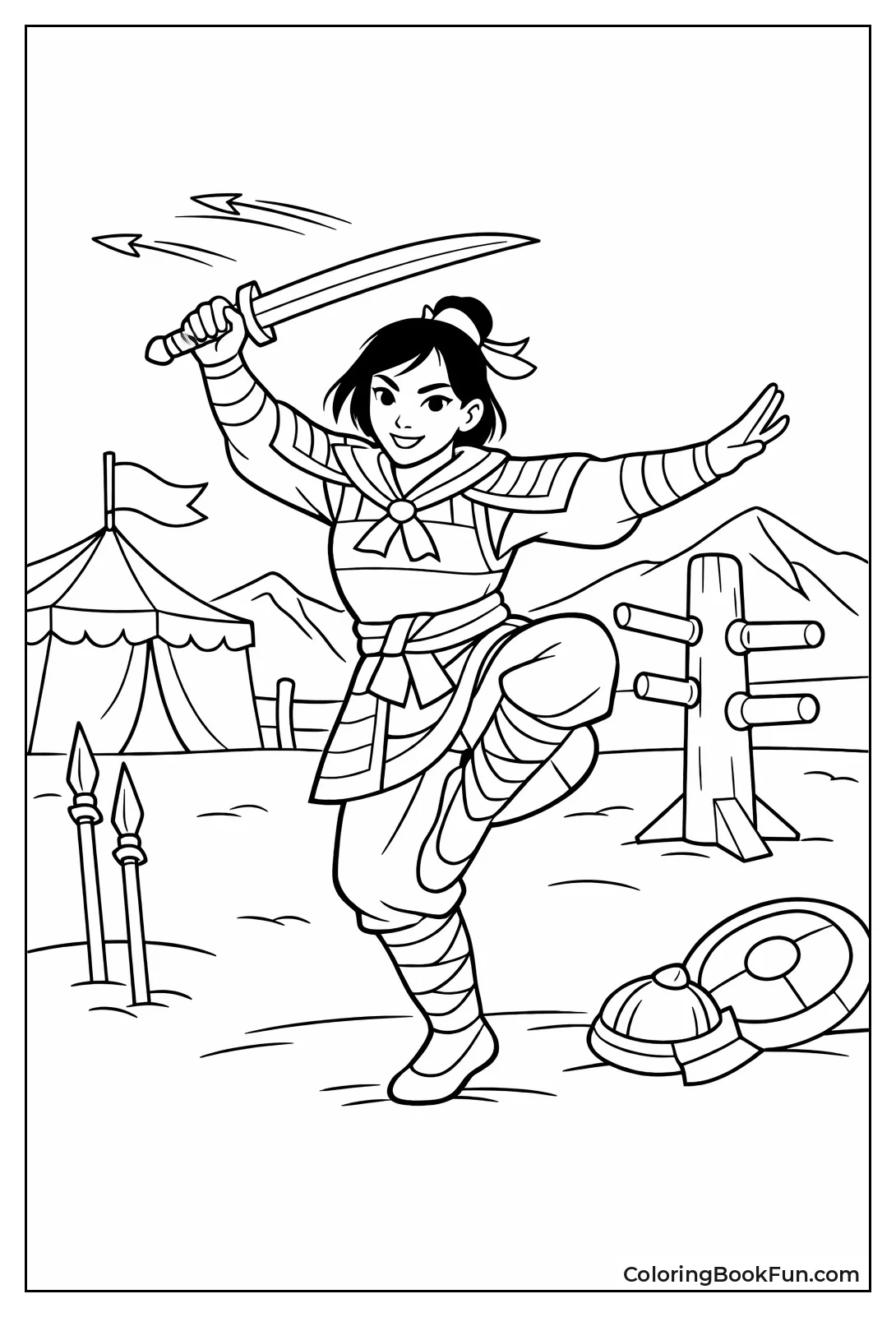 Mulan Dances Sword