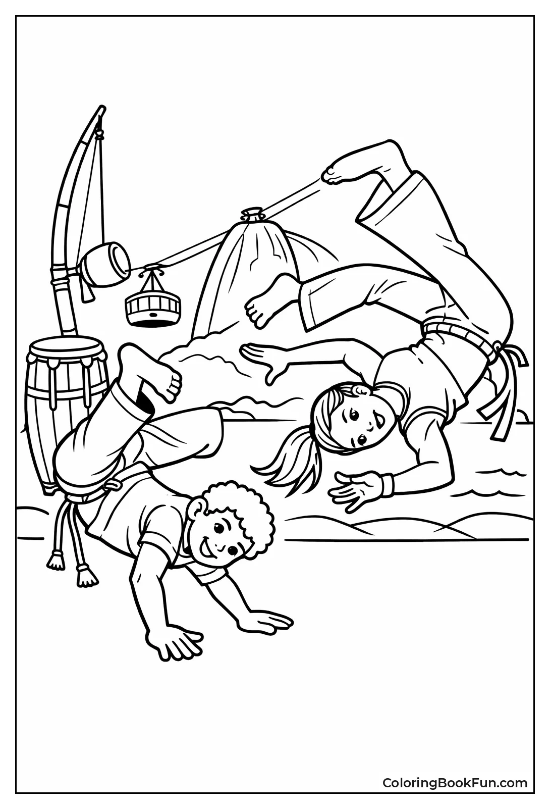 Capoeira Kicks and Flips