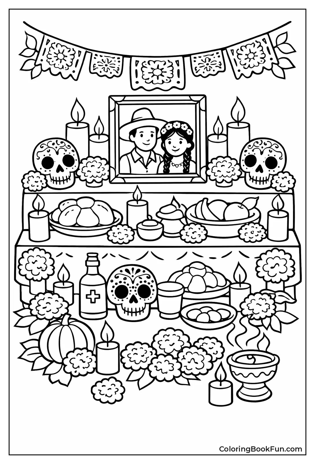 Sugar Skull Day Altar