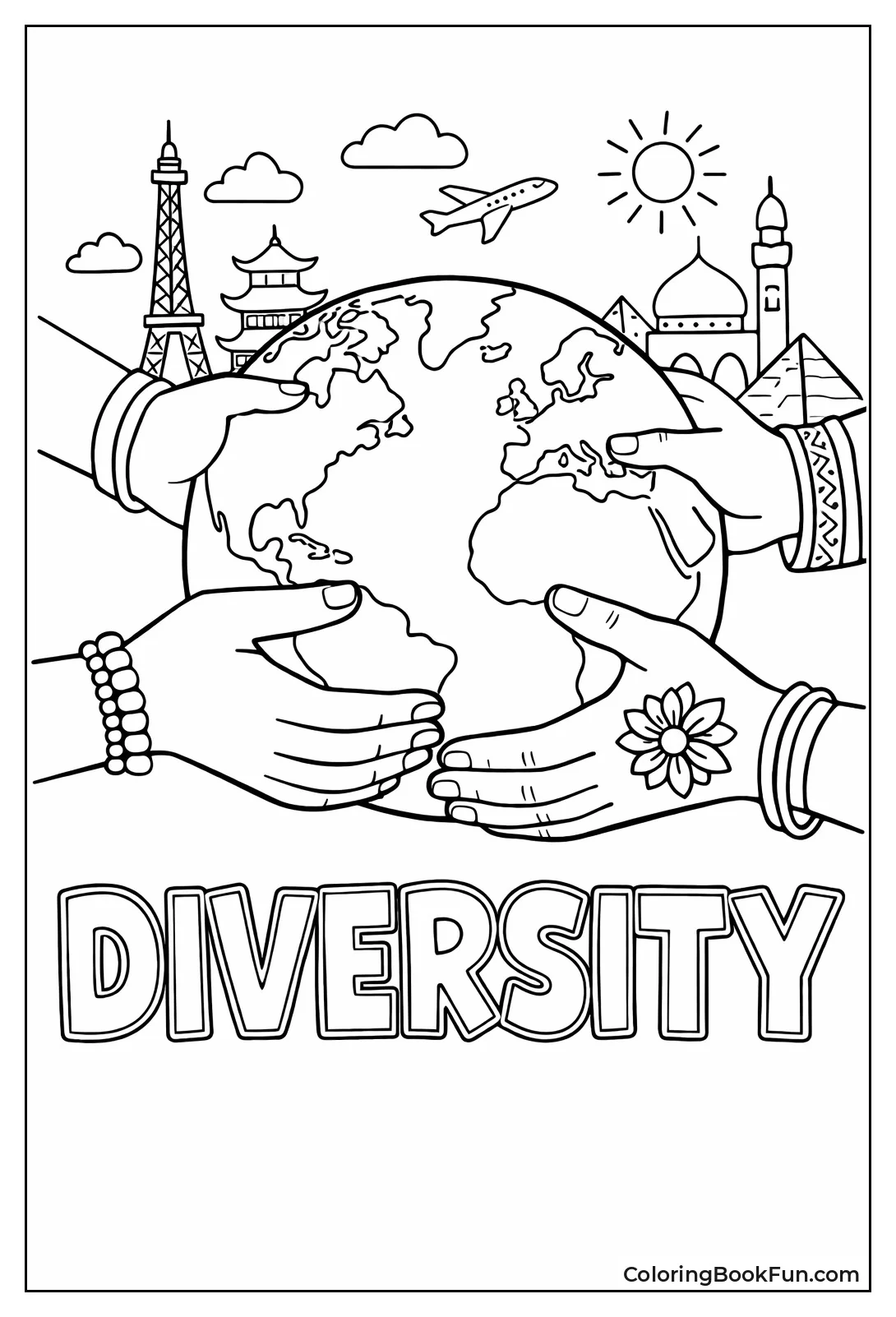 Hands Hold Earth Globe